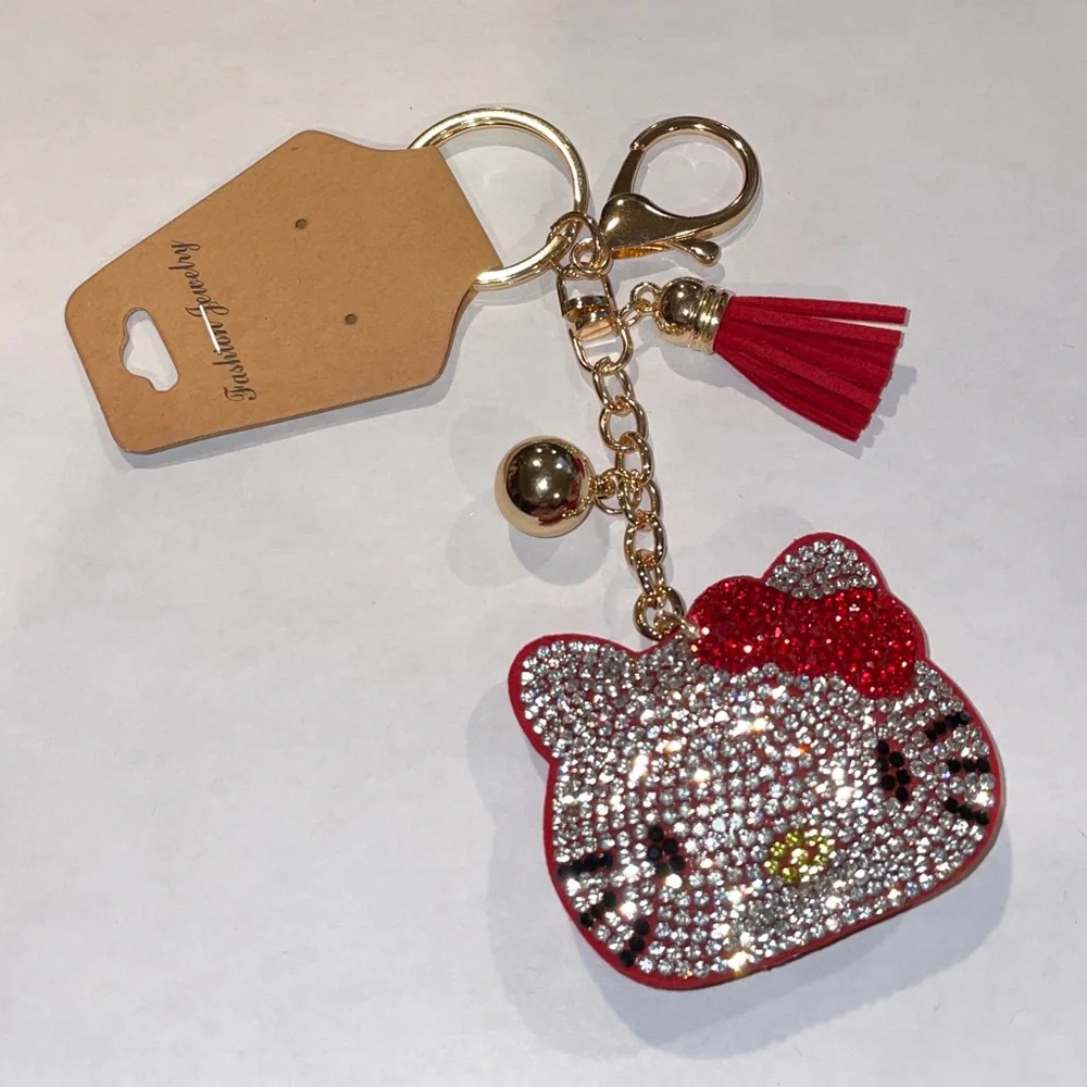 Elegant Hello Kitty Bag or Key Charm